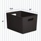 Superio Plastic Storage Container Bins, Organizer Baskets, Boxes for Organizing Closet Shelves Drawer Shelf